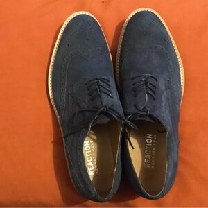 Men’s  Kenneth cole wingtip oxford Navy 9.5